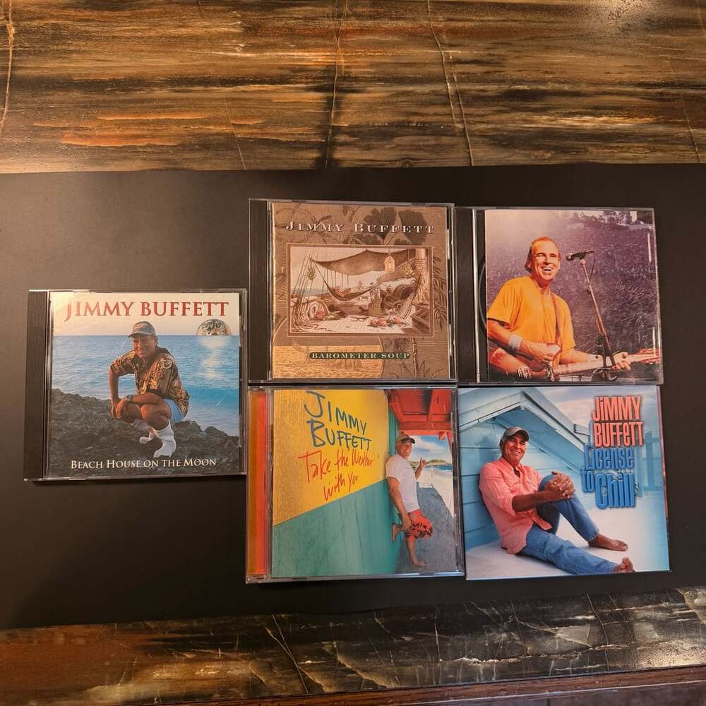 Jimmy Buffett CD Lot 5 Albums Barometer Soup License To Chill